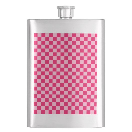 Flasque Pink Combination Classic Checkerboard par STaylor (devant)