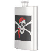 Flasque Pirate Crâne et os croisés (Gauche)