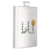 Flasque Piste du parc national Banff (Droite)