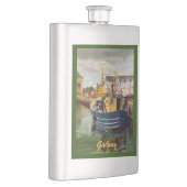 Flasque Pittoresque Galway City Irlande Bateau de pêche (Droite)