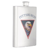 Flasque Pittsburgh American Bald Eagle (Droite)