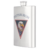Flasque Pittsburgh American Bald Eagle (Gauche)