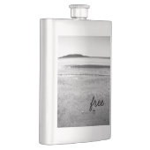 Flasque Plage de sable noir et blanc (Droite)