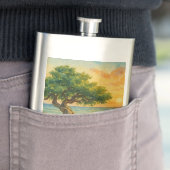 Flasque Plage d'Eagle Aruba Divi Tree Heure dorée (En situation)