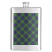 Flasque Plaid vert bleu Lamont tartan (devant)