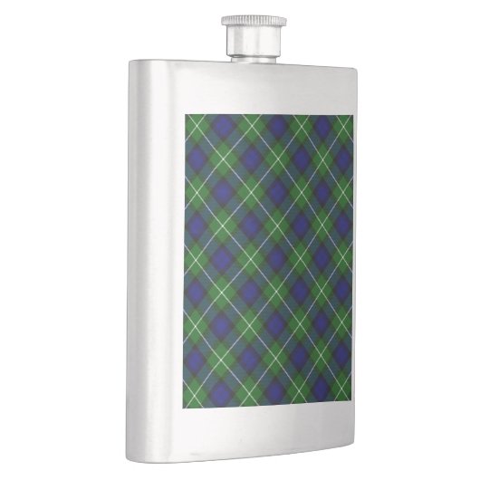 Flasque Plaid vert bleu Lamont tartan (Droite)