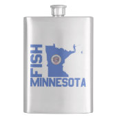 Flasque Plan de l'État du Minnesota de Poisson (devant)