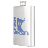 Flasque Plan de l'État du Minnesota de Poisson (Gauche)