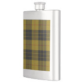 Flasque Plaque noire jaune tartan MacLeod (Gauche)