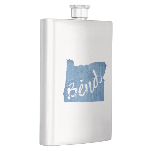 Flasque Pli, grain de bois de l'Oregon (Droite)