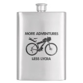 Flasque Plus d'Aventures Moins Lycra Bikepacking (devant)