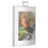 Flasque Poisson Koi dans un étang (Droite)