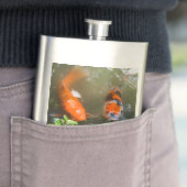 Flasque Poisson Koi dans un étang (En situation)