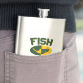 Flasque Poisson Wisconsin (En situation)