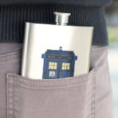 Flasque Police bleue Boîte d'appel publique - Royaume-Uni (En situation)