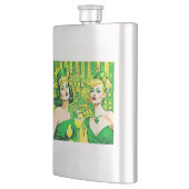 Flasque PopArt St Paddy's Pin-up Girls (Gauche)