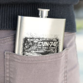 Flasque Porte-avions John C. Stennis Classic Flask (En situation)