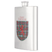 Flasque Porteous Tartan Scottish Plaid Lion Rampant (Gauche)