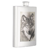 Flasque Portrait de loup (Droite)