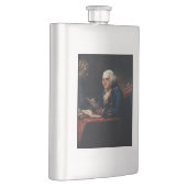 Flasque Portrait de pouce, Benjamin Franklin Père fondateu (Droite)