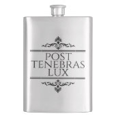 Flasque Post Tenebras Lux (devant)