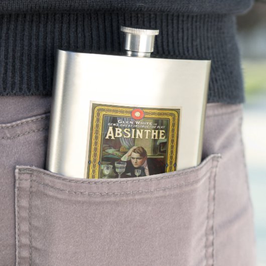 Flasque Poster Classic Absinthe (En situation)