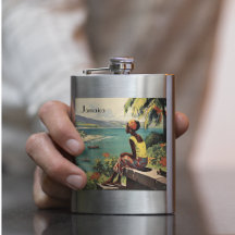 Poster Vintage voyage Jamaïcaine