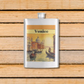 Flasque Poster Vintage voyage Venice, Italie
