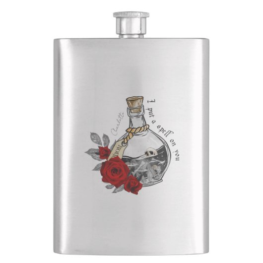 Flasque Potion d'amour sorcière gothique (devant)