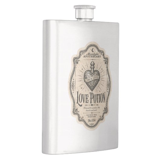 Flasque Potion de l'Apothicaire Sorcière Vintage (Droite)