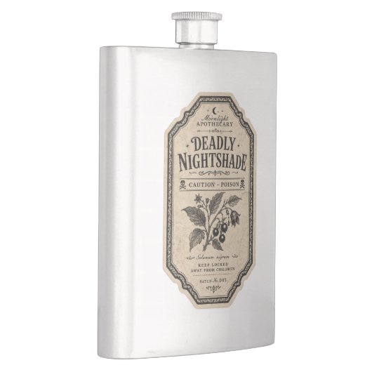 Flasque Potion de l'Apothicairerie de Sorcière Vintage (Droite)