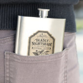 Flasque Potion de l'Apothicairerie de Sorcière Vintage (En situation)