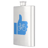 Flasque Pouces vers le haut Cyclisme (Gauche)