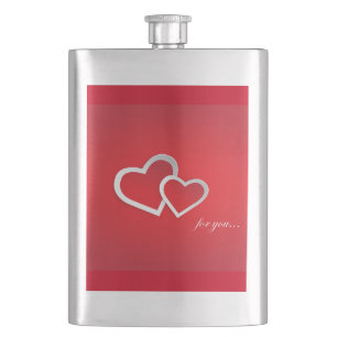 Flasque Pour vous Valentine's Day Hearts Design-21987