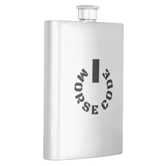 Flasque Powered by Morse Code (Droite)