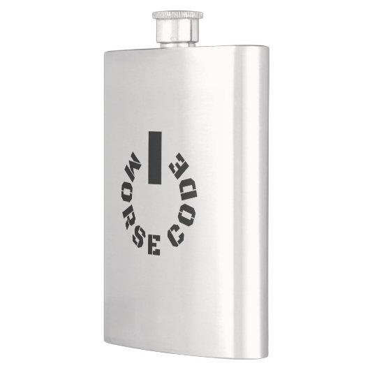 Flasque Powered by Morse Code (Gauche)