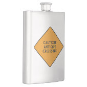 Flasque Précaution ! Croisement antique (Droite)