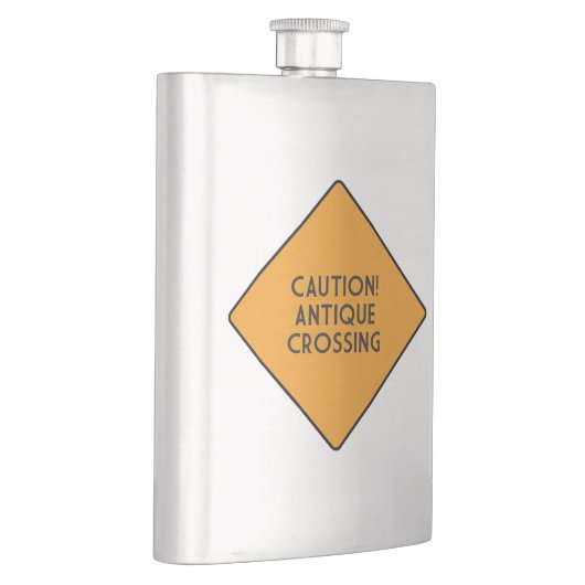 Flasque Précaution ! Croisement antique (Droite)