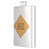 Flasque Précaution ! Croisement antique (Gauche)