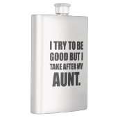 Flasque Prenez après ma tante Funny (Droite)