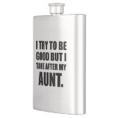 Flasque Prenez après ma tante Funny (Gauche)