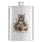 Flasque Prêt Pour L'École Comme Un Patron (devant)