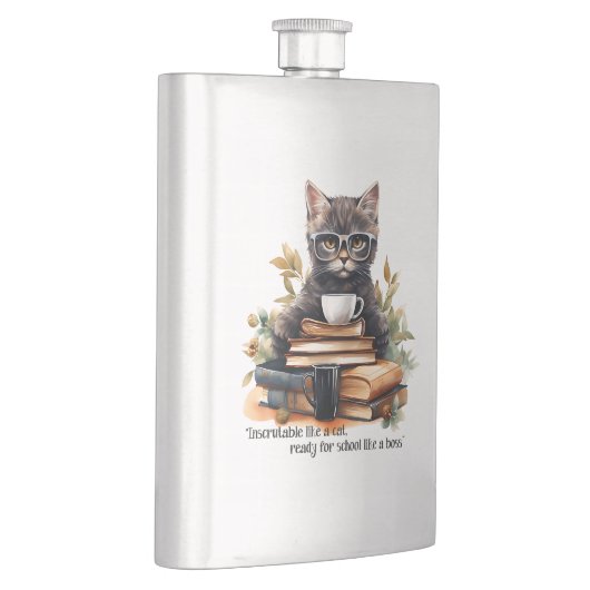 Flasque Prêt Pour L'École Comme Un Patron (Droite)