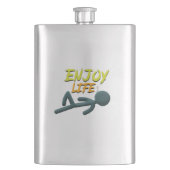 Flasque Profitez de la vie (devant)