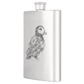 Flasque Puffin Wild Animal Nature Illustration Art Tatouag (Gauche)