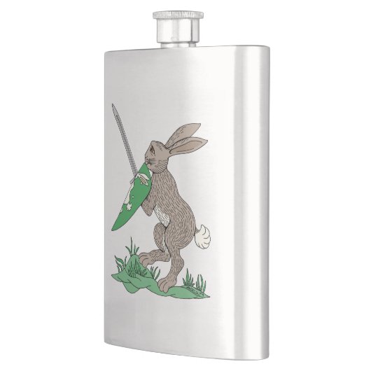 Flasque Rabbit de guerrier médiéval (Gauche)