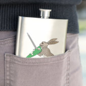 Flasque Rabbit de guerrier médiéval (En situation)