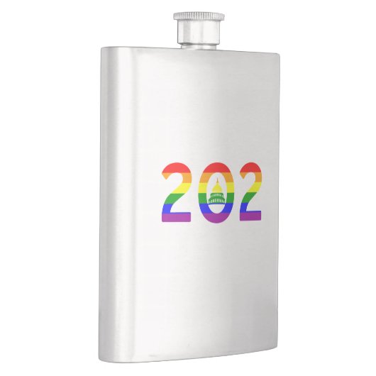 Flasque Rainbow Pride Washington D.C. (Droite)