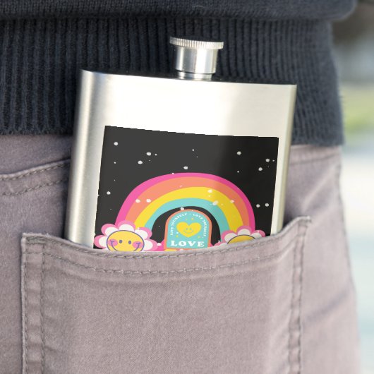 Flasque Rainbow Vous aimez (En situation)