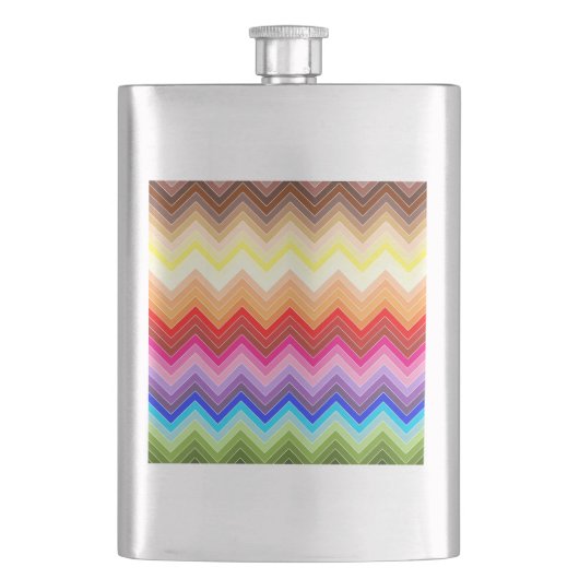 Flasque Rainbow Zig Zag (devant)